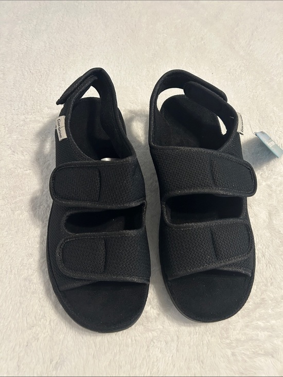 Garonne Shoes - Garonne Women's Dual-Strap.
Adjustable Open-Toe Slippers. SZ 10 medical/diabetic